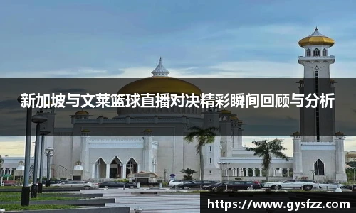 新加坡与文莱篮球直播对决精彩瞬间回顾与分析