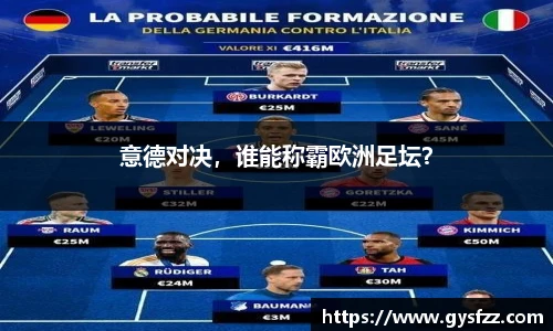 意德对决，谁能称霸欧洲足坛？